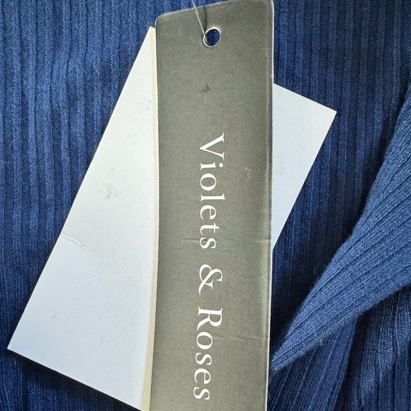 Women's Blue Bodysuit Top Size Large NWT - Picture 4 of 5